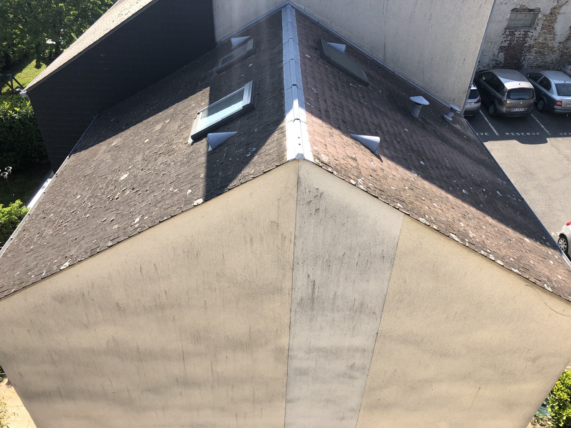 Avant résine colorée